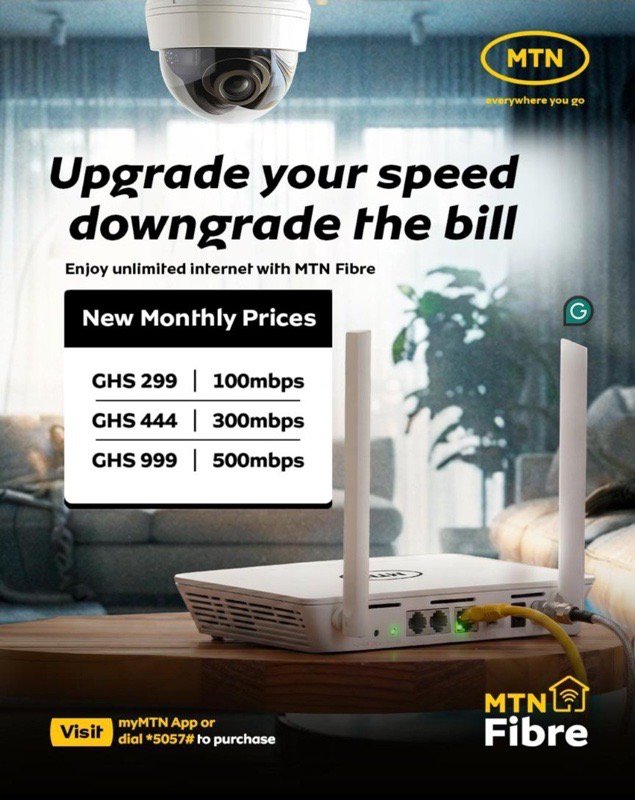 MTN Fiber got cheaper and faster? 🇬🇭