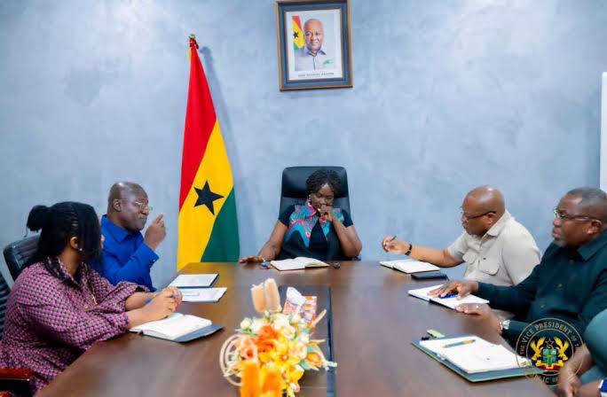 Vice President Receives Update on Ghana National Research Fund Progress